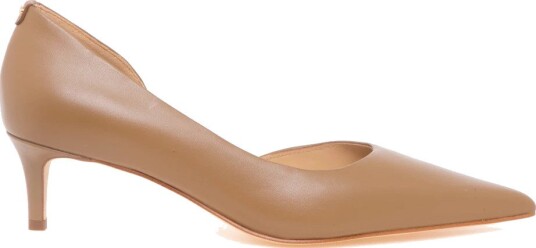 Michael Kors Elyse Kitten Pump   Beige   36