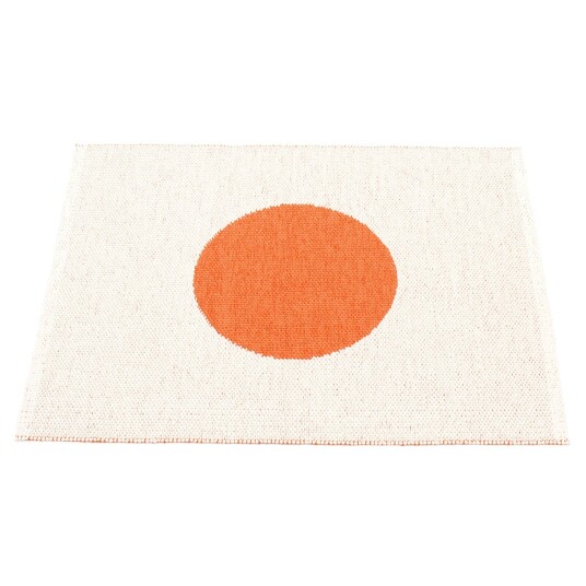 Pappelina Vera matte 70x90 cm small one orange / vanilla