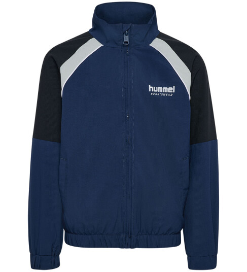 Hummel Hmljr Loose Tracksuit Zip Jacket Navy 134/140 Hummel Hmljr Loose Tracksuit Zip Jacket Navy 134/140