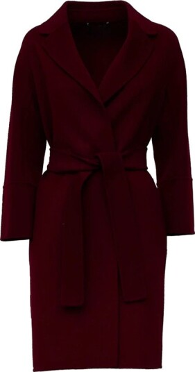 Max Mara Dame Frakker Rød 2XS, Max Mara Dame Frakker Rød 2XS,