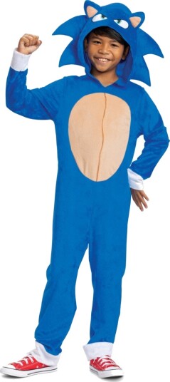 Disguise Sonic Movie 2 Klassisk Barnekostyme 4-6 År Disguise Sonic Movie 2 Klassisk Barnekostyme 4-6 År