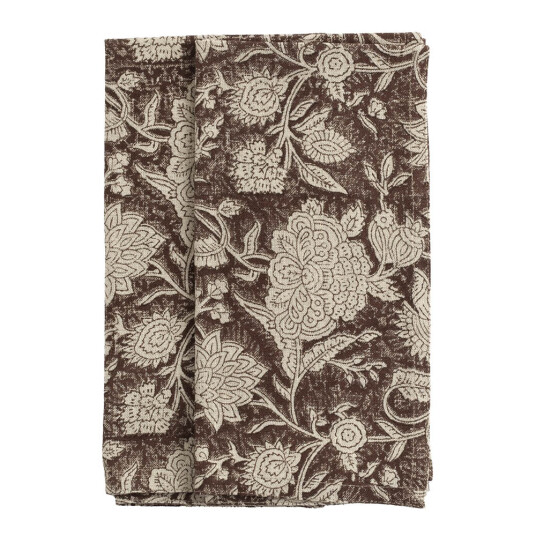 Chamois Indian Rose linserviett 50x50 cm 2 stk brun