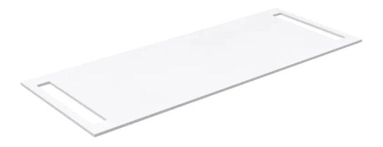 Korsbakken Benkeplate HPL med Håndkleholder Hvit Matt / 2 Sider 120cm Korsbakken Benkeplate HPL med Håndkleholder Hvit Matt / 2 Sider 120cm