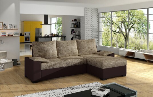 Portomouro Sovesofa med Divan Beige/Brun