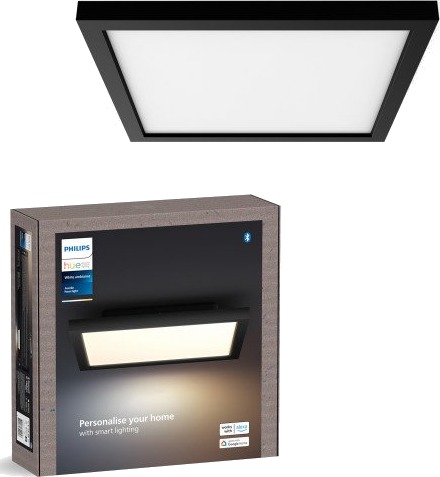 Philips Hue Aurelle LED panel sort 30x30 cm
