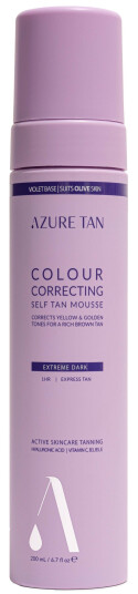 Azure Tan Self Tan Mousse Violet Base Extreme Dark