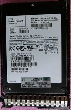 Hewlett Packard Enterprise SSD 7.68 TB 2.5 inch SFF