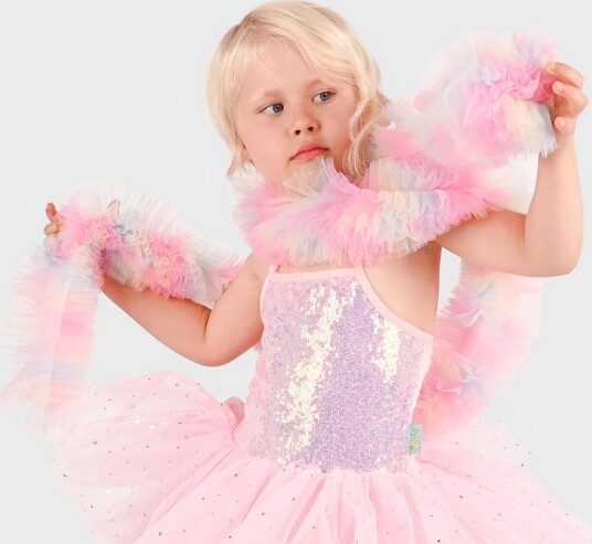 Den Goda Fen Kostymer Boa Rainbow Den Goda Fen OneSize Kostymer Blå Gul Rosa F37373-NC