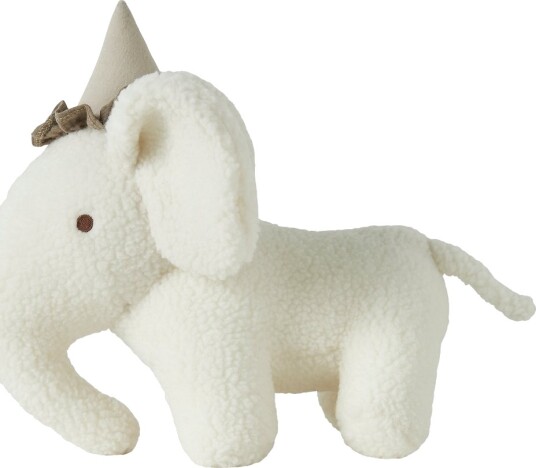 Lil' Atelier Nbnnigo Sherpa Toy Elephant Lil Cream