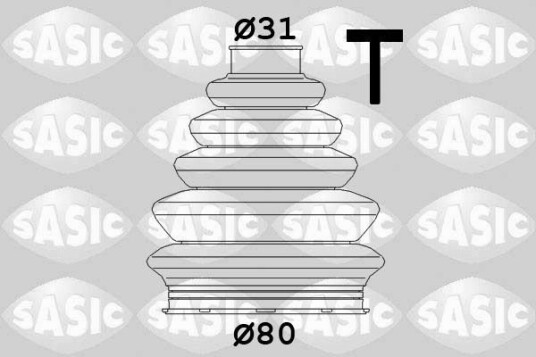 Sasic Mansjett drivaksel SASIC 1906058
