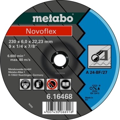 Metabo 616429000 Slipeskive Metall 15300 O/Min Blå Grå Rund 1,6 Cm Metabo 616429000 Slipeskive Metall 15300 O/Min Blå Grå Rund 1,6 Cm