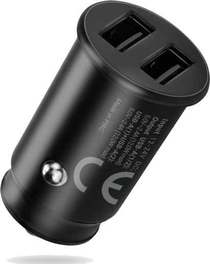 Everactive CC-25 2X Usb 12W Billader Svart Everactive CC-25 2X Usb 12W Billader Svart