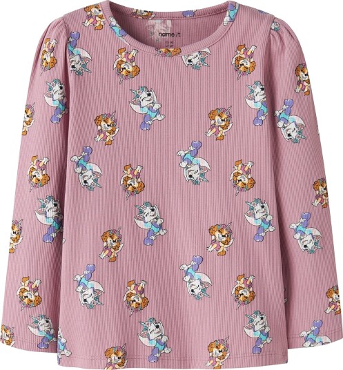 Name It Nmfjemina Paw Ls Top Cplg Purple 92