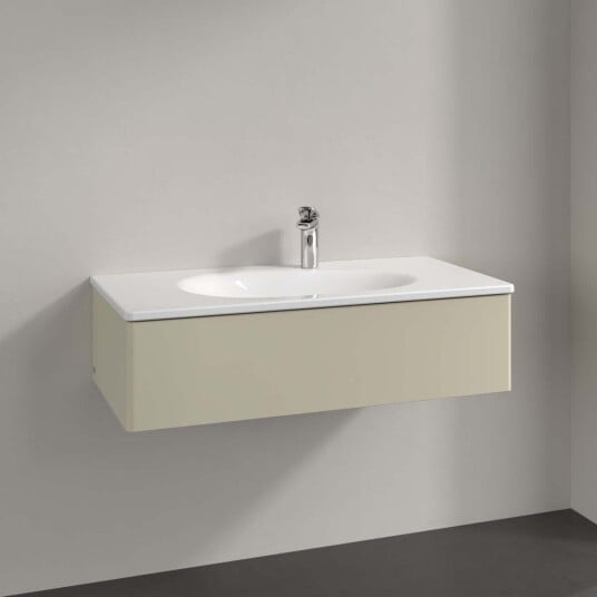 Villeroy & Boch  Antao Servantskap med 1 skuff 98,8x49,3x25,6 cm m/lys Grå Matt