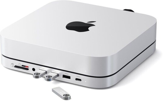 Satechi Mac mini/Studio dokkingstasjon sølv Satechi Mac mini/Studio dokkingstasjon sølv
