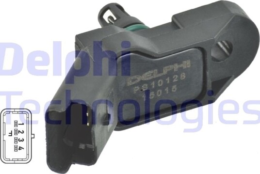 MAP sensor DELPHI PS10128