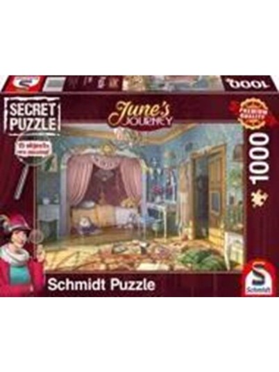 Schmidt Puzzle - Secret Puzzle: Junes bedroom (1000 pcs)
