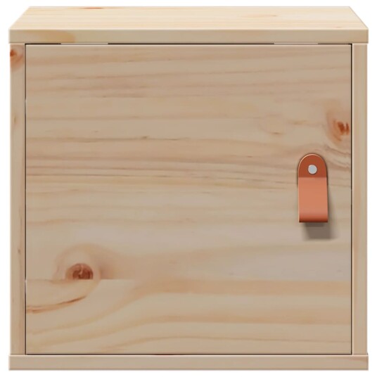 vidaXL Veggskap 31,5x30x30 cm heltre furu