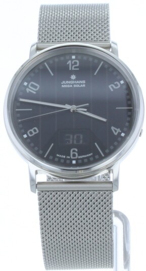 Junghans Herreklokke 56/4628.44 Milano Sort/Stål Ø39 mm