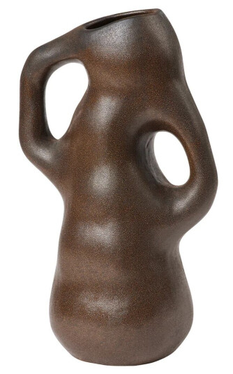 Broste Copenhagen Isolde vase 35 cm Antique brown