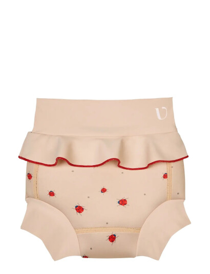 Vanilla Copenhagen Blebadebukser Neopren   Ladybug   Beige   3 4Y