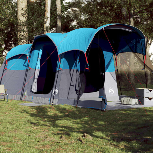 Tunneltelt for camping 8 personer blå vanntett Tunneltelt for camping 8 personer blå vanntett