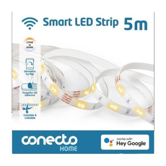 Conecto COLSCCT5M1 Smart LED-lightstrip 5M Cct WiFi Conecto COLSCCT5M1 Smart LED-lightstrip 5M Cct WiFi