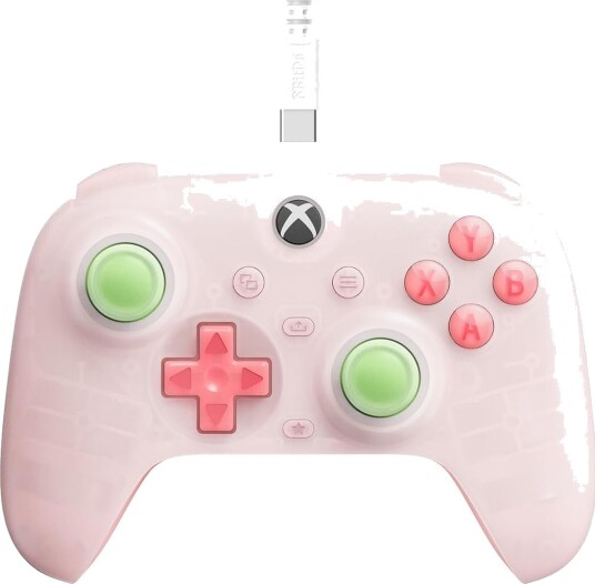 8BitDo Ultimate Mini Wired Xbox Pad Clear Pink