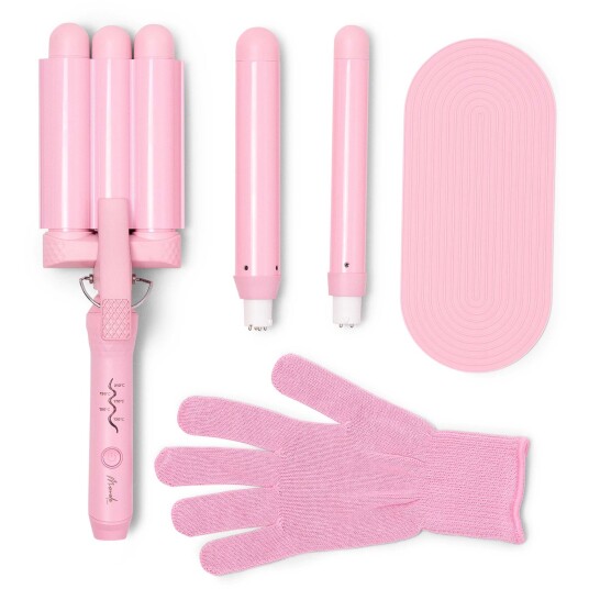 Mermade Hair The Style Wand Pink 3 stk Krølltang Rosa Mermade Hair The Style Wand Pink 3 stk Krølltang Rosa