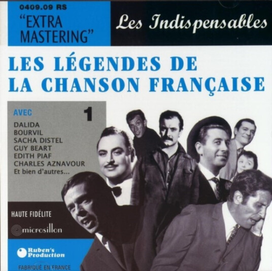 Diverse Artister Les Legendes De La Chanson Francaise Vol. 1 CD