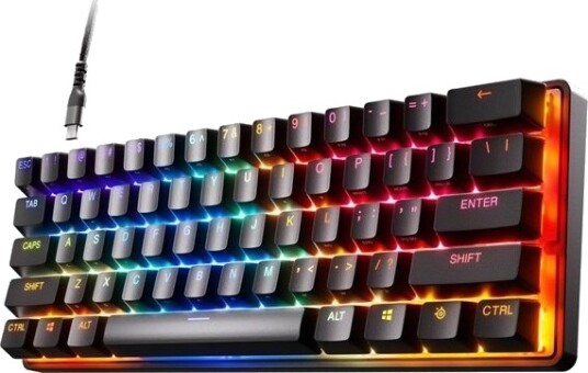 SteelSeries Apex 9 Mini Gamingtastatur Uten numpad Engelsk US Svart