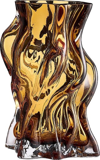 AYTM Vena Vase M - AMBER - L19.5XW18.4XH29 cm