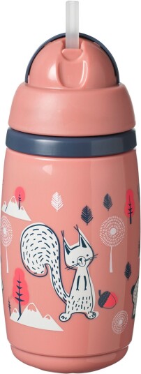 Tommee Tippee Flaske med Sugerør Rosa Tommee Tippee Flaske med Sugerør Rosa
