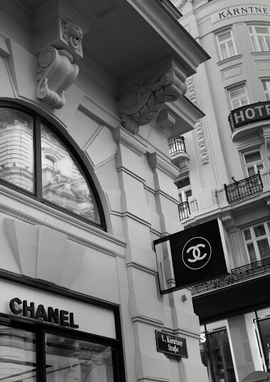 Chanel Butikkfasade Plakat