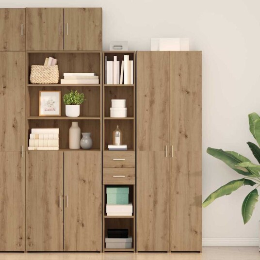  Highboard Artisan Eik 30x42,5x185 cm Ingeniørtre