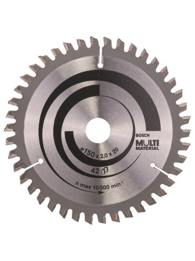 Bosch Sirkelsagblad Multi Material 150 x 20/16 x 2,0 mm; 42