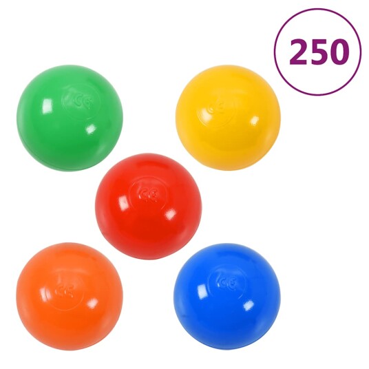  Lekeballer 250 stk flerfarget