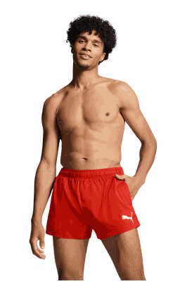 Puma Swim Men Short Shorts 1P badeshorts herre Red L