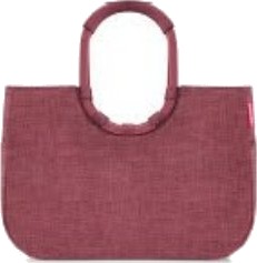 Reisenthel Loopshopper L Handlenett Rød Aluminium Mønster Punktmønstret 25 L