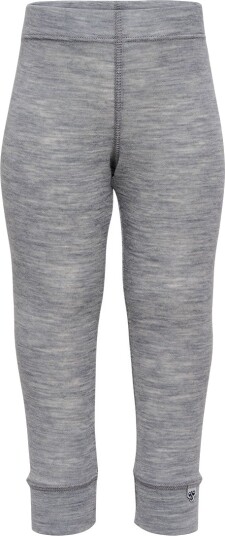 Hummel Grey Melange Mini Ull Rib Leggings 86 Hummel Grey Melange Mini Ull Rib Leggings 86