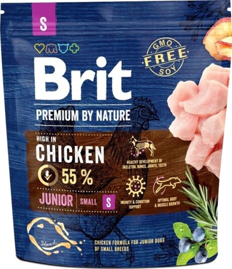 Brit Premium By Nature Junior S Small 1 kg