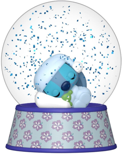 Funko POP! Mini Glitter Globe: Stitch Sleeping Stitch Disney