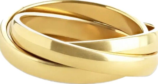 Timi of Sweden Alvy - Twist Ring Stainless Steel - GOLD - One Size
