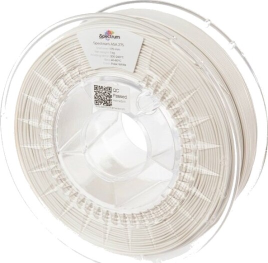 Spectrum ASA 275 Filament 1.75 mm 1000 g Polar White 80307 Spectrum ASA 275 Filament 1.75 mm 1000 g Polar White 80307