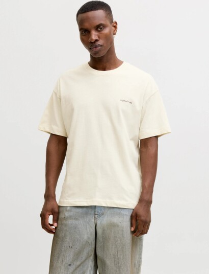 Jack & Jones Jormontauk Back Graphic Tee Ss 3Pk Mp   Beige   XL