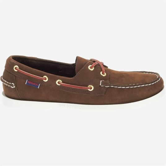 Sebago Docksides Portland Dark Brown Nubuck