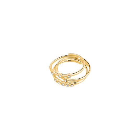 Pilgrim SLOAN ringe 3 i 1 sett gullbelagt Pilgrim SLOAN ringe 3 i 1 sett gullbelagt