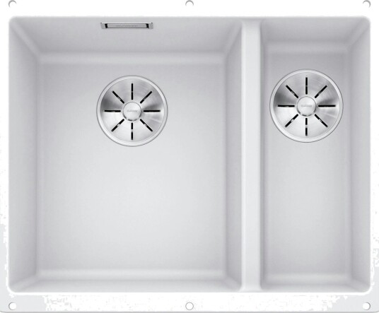Blanco Subline 340/160-U kjøkkenvask 55,5x46 cm hvit Blanco Subline 340/160-U kjøkkenvask 55,5x46 cm hvit