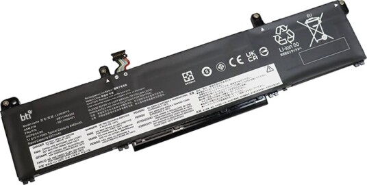 Bti Batteri Til Bærbar Pc Tilsvarer: Lenovo 5B11h56401 Litiumion 3-Cellers 6060 Mah 70 Wh 5B11H56401-BTI