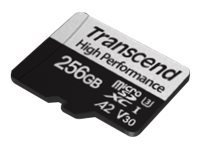 Transcend High Performance 330S - Flashminnekort - 256 Gb - A2 / Video Class V30 / Uhs-I U3 - Microsdxc Uhs-I Transcend High Performance 330S - Flashminnekort - 256 Gb - A2 / Video Class V30 / Uhs-I U3 - Microsdxc Uhs-I